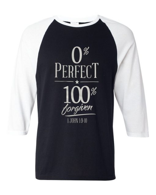 0% perfect 100% grey asphalt white sleeves raglan t shirts