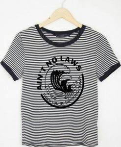 Ain't no law zebra ringer female tees