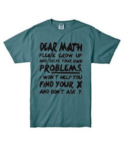 Dear Math Blue SpourceT shirts