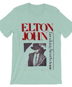 Elton John Breaking Hearts pink blue seaT Shirt