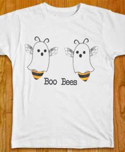 Funny BOO BEES Helloween white t shirts