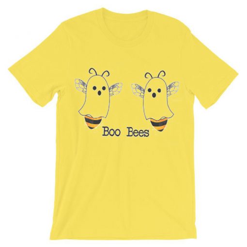 Funny BOO BEES Helloween yellow t shirts