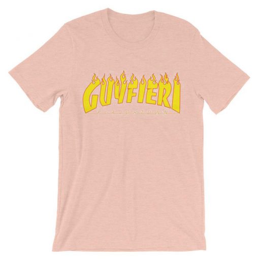 Guy Fieri X Thrasher pink t shirts