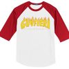 Guy Fieri X Thrasher white red sleeves raglan t shirts