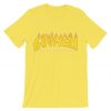 Guy Fieri X Thrasher yellow t shirts