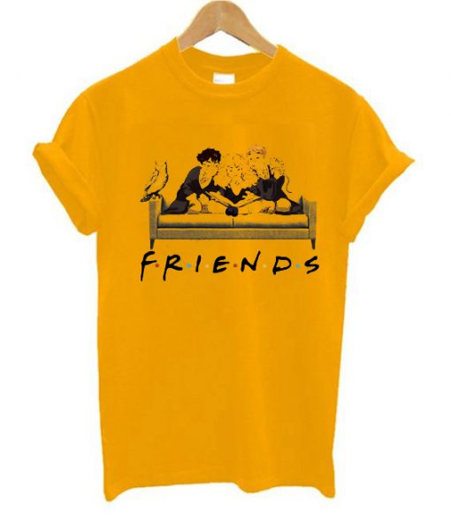 Harry Potter Emma Watson And Rupert Grint Friends Yellow T-shirt