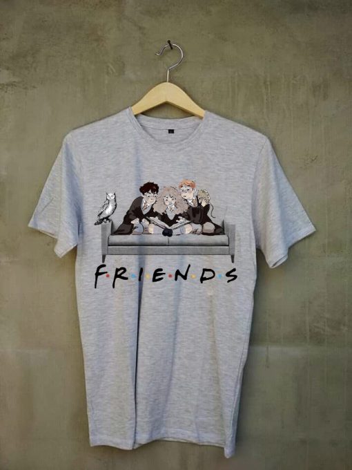 Harry Potter Emma Watson And Rupert Grint Friends grey t shirts