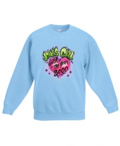Jonas Girl Custom Airbrushed Blue sea sweatshirts