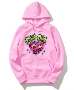 Jonas Girl Custom Airbrushed Pink Hoodie
