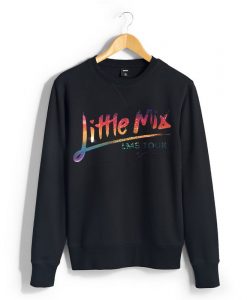 Little Mix Rainbow World Tour Music 2019 Gig Sparkle Black Sweatsirts
