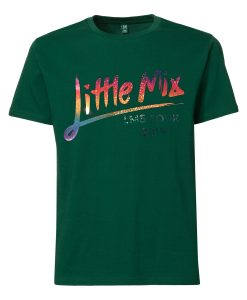 Little Mix Rainbow World Tour Music 2019 Gig Sparkle Green tees
