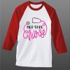 Med Surg Nurse Grey White Red Raglan Tsihrts