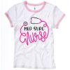 Med Surg Nurse Pink Ringer T shirts