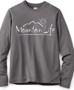 Mountain Life Grey sweatshirts