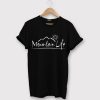 Mountain Life black t shirts