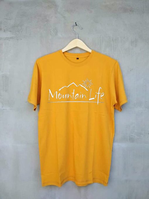 Mountain LifeYellow t-shirt