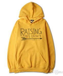 Raising Arrow Yellow hoodie