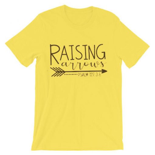 Raising Arrow Yellow t shirts