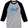 Vineyard Vinesgrey black sleeve raglan t shirts