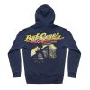 Vintage 90s Bob Seger Silver Bullet Blue Navy Back Hoodie