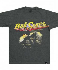 Vintage 90s Bob Seger Silver Bullet Grey Tshirts