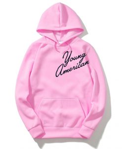 Young American Pink Hoodie