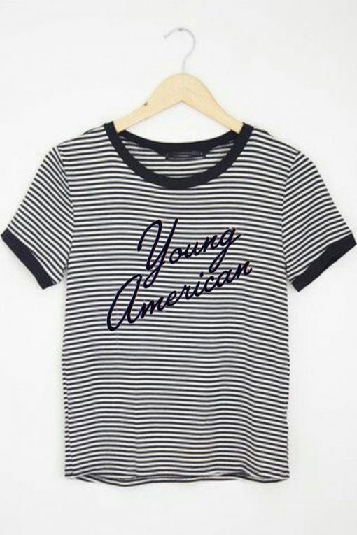 Young American Zebra Ringer Woman Tees