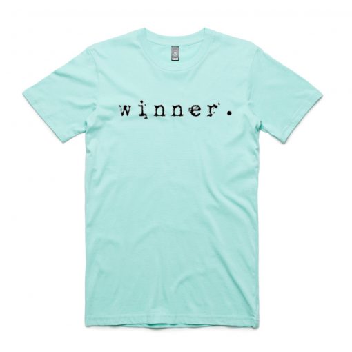 winner green mint t shirts