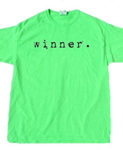 winner green neon t shirts