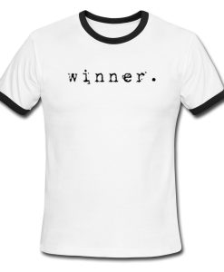 winner ringer black t shirts