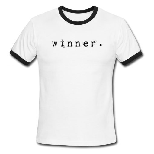 winner ringer black t shirts