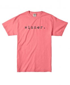 winner ringer pink t shirts