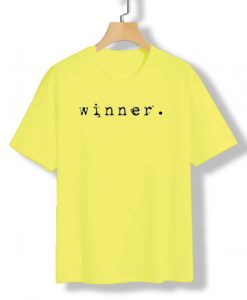 winner yellow t shirts