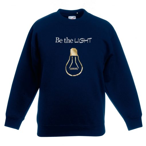 Be Light Blue Navy Sweatshirts