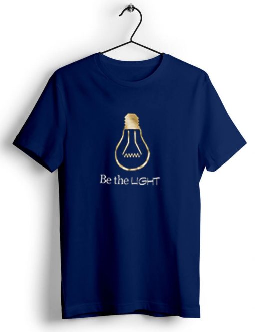 Be Light Blue Navy Tshirts