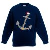 Captain Christmas Anchor Blue Navy Sweatshirts