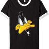 Darkwing Duck Black Ringer White T shirts