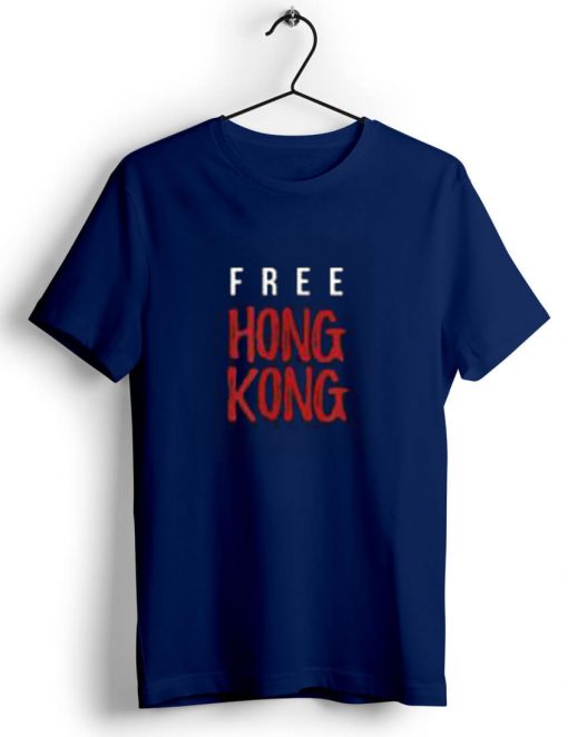 Free Hong Kong Blue Navy Tshirts