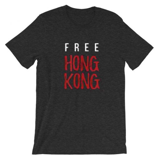 Free Hong Kong Grey Aspahalt Tshirts