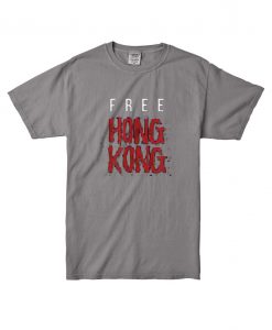 Free Hong Kong Shoft Grey Tshirts