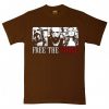 Free the Three Brown Tshirts