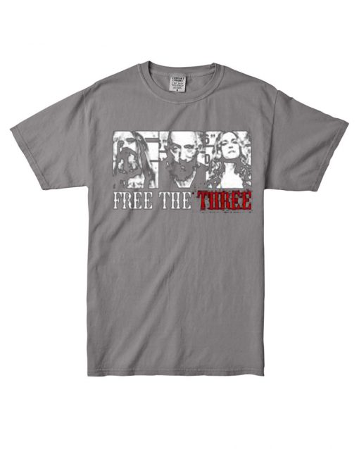 Free the Three Shoft Grey T shirts