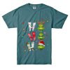 Ho Ho Ho Merry The Grinch Christmas Blue SpourceTshirts