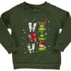 Ho Ho Ho Merry The Grinch Christmas Green Army Sweatshirts