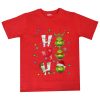 Ho Ho Ho Merry The Grinch Christmast Red Tshirts