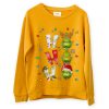 Ho Ho Ho Merry The Grinch Christmas Yellow Sweatshirts