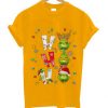 Ho Ho Ho Merry The Grinch Christmast Yellow Tshirts