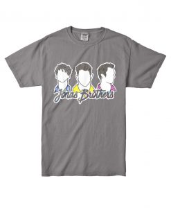 Jonas Brothers Happiness Begins Tour Fans Happiness Gift shoft grey T shirts