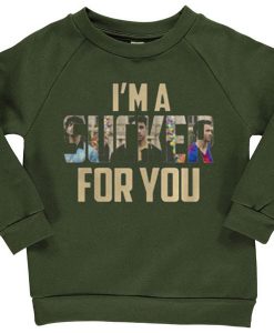 Jonas Brothers i’m a sucker for you Green Army Sweatshirts