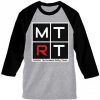 MTRT Grey Black Sleeves Raglan T shirts